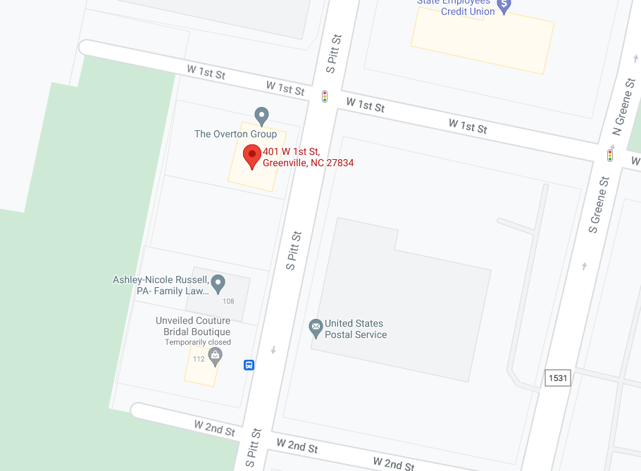 Greenville Office Map